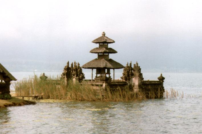 Temple at Lake Bratan
